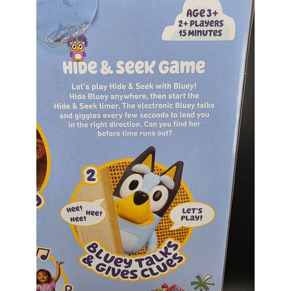 Bluey Hide & Seek Game Talking Bluey Plush & Interactive Family Fun - Picture 4 of 5